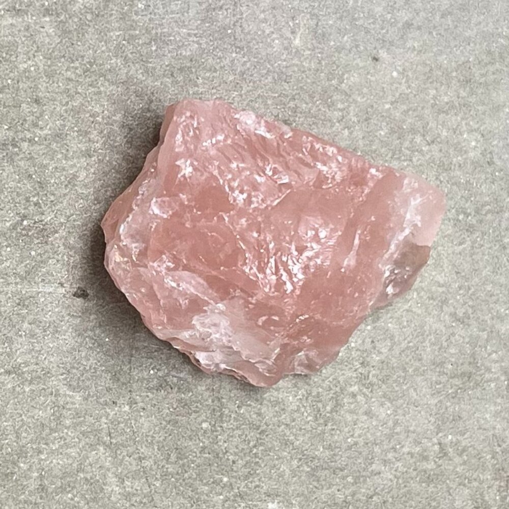 Raw Rose Quartz Stone Healing Crystal Chunk, 1.3 oz.